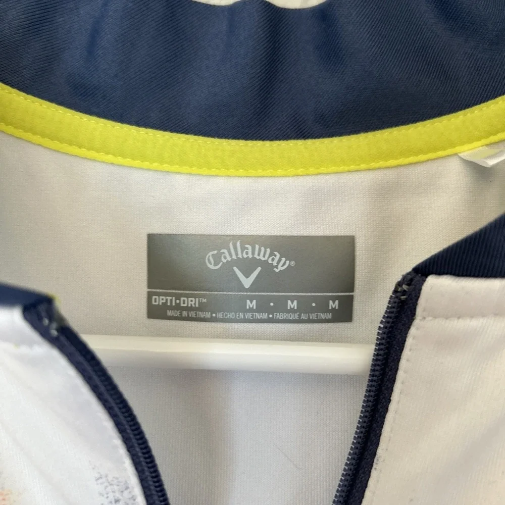 Callaway Optidri Women's Golf Tanktop Polo Size Medium Multicolor - Picture 2 of 4